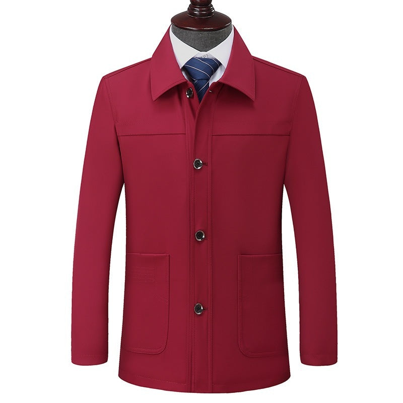 Men's Turn-down Collar Coat