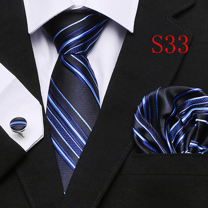 Men's Paisley Series Ties Three-piece Set