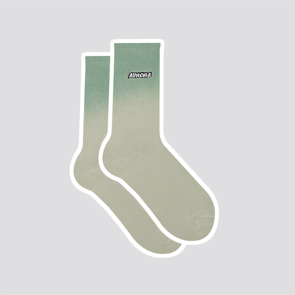 Men's Trendy Sports Dyed Cotton Tube Socks
