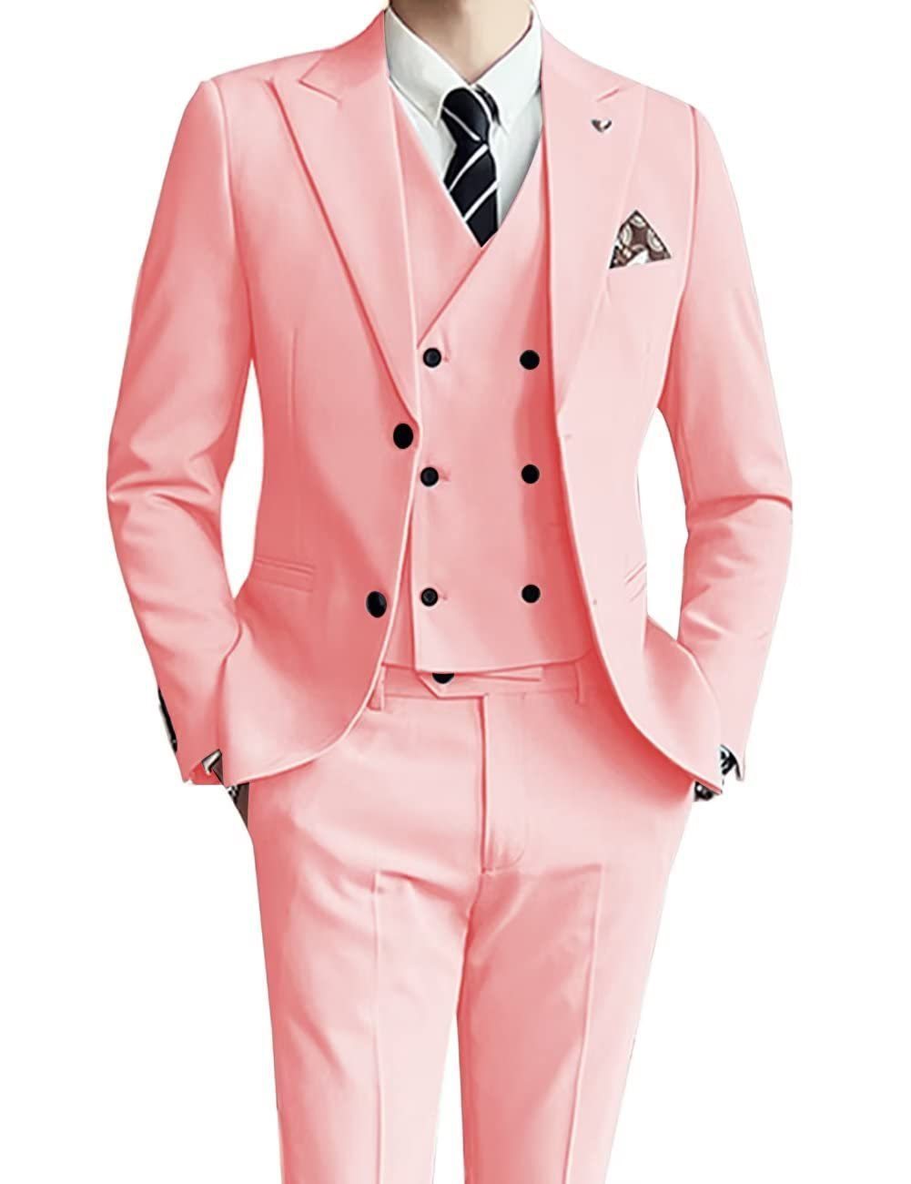 Men's Three-Piece Suit Assorted Colors