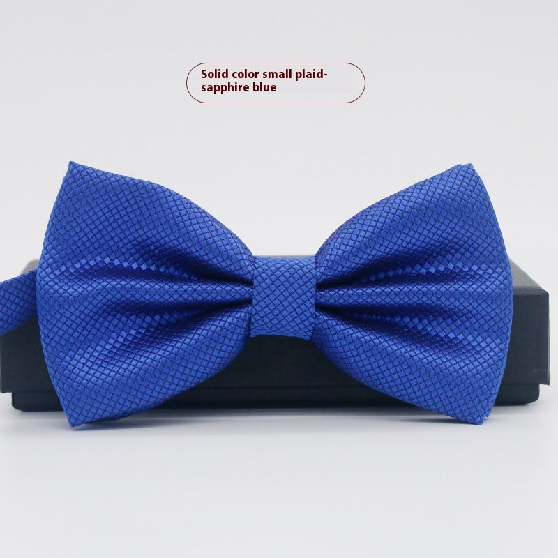 Men's Solid Color Bow Tie