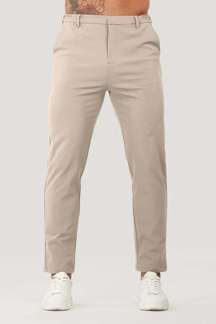 Solid Color Business Casual Men's Pants