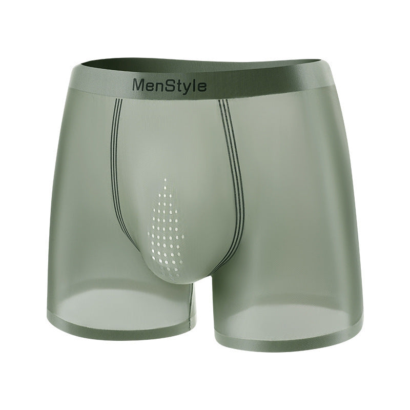 Men's Breathable Single-layer Seamless Boxers