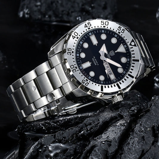 Men's Waterproof Luminous Quartz Movement Business Watch