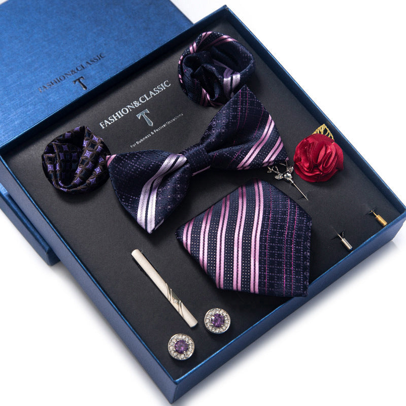 Men's 8-piece Tie Set