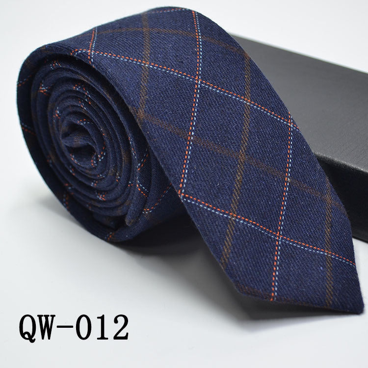 Men's Super Narrow Wool-like Elegant Tie