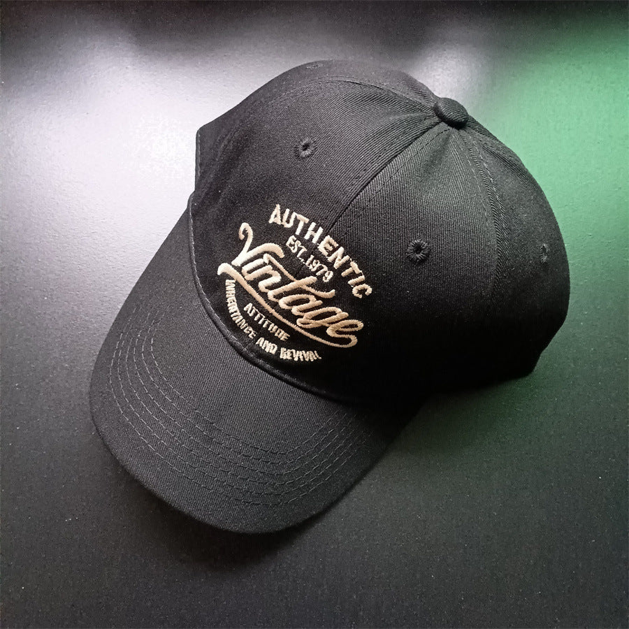 Letter Embroidery Baseball Cap For Men