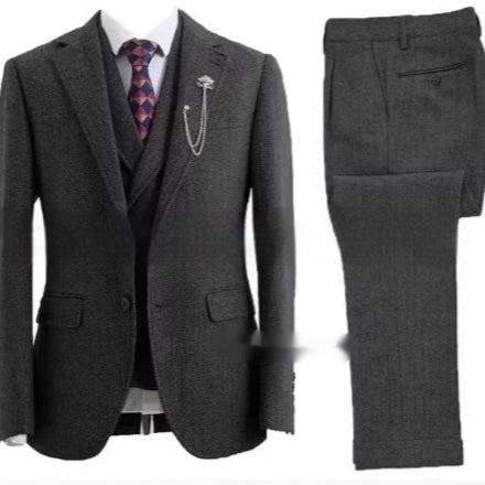 Men's Casual Three-piece Suit