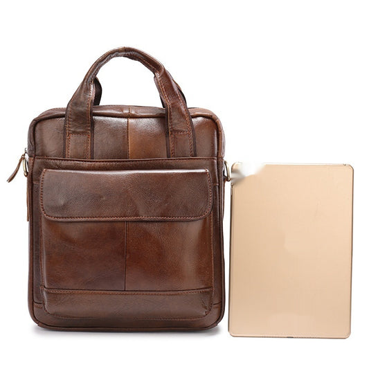 Men's Retro Vertical Briefcase
