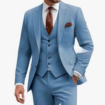Men's Casual Business/Wedding Three-piece Suit