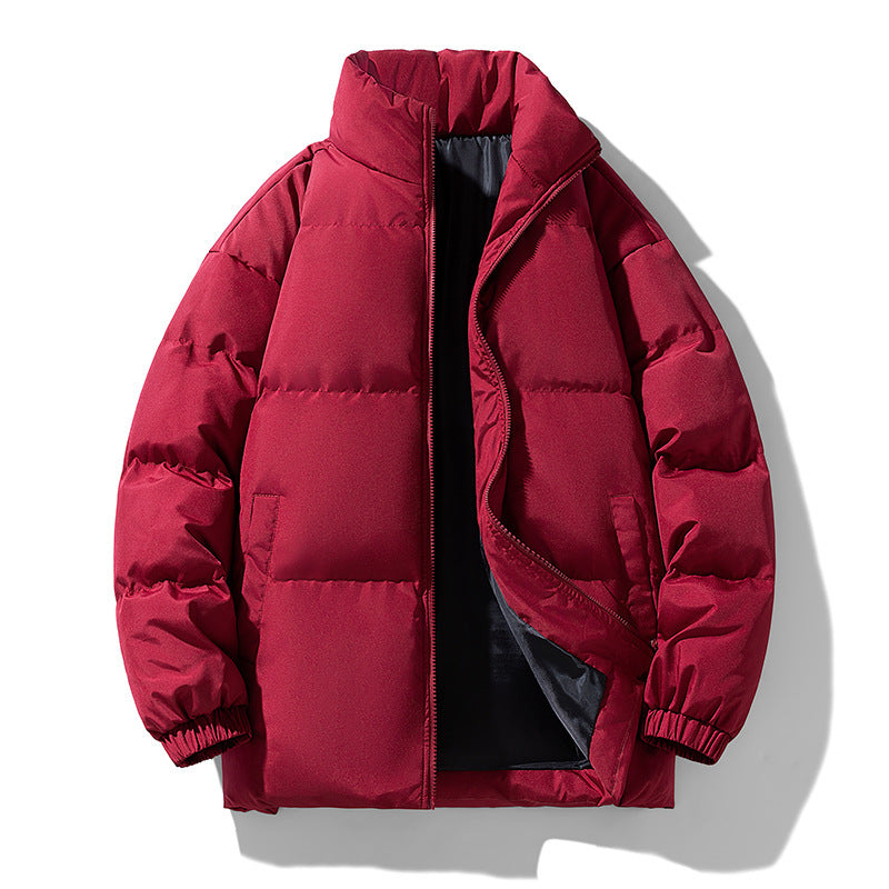 Men's Stand-up Collar Cotton-padded Coat Thick Warm-keeping And Cold-proof