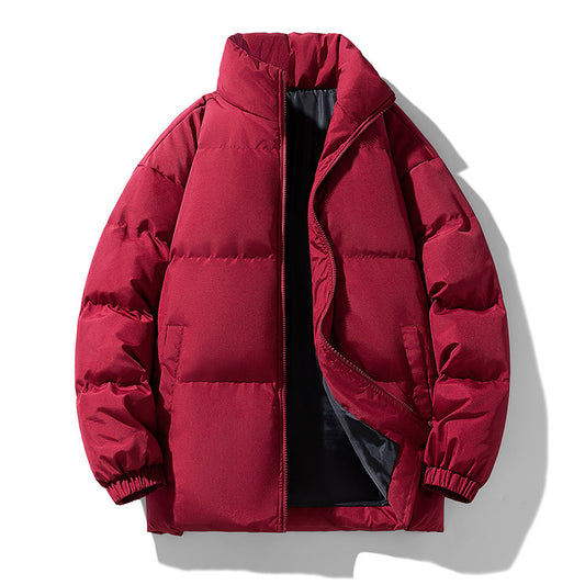 Men's Stand-up Collar Cotton-padded Coat Thick Warm-keeping And Cold-proof