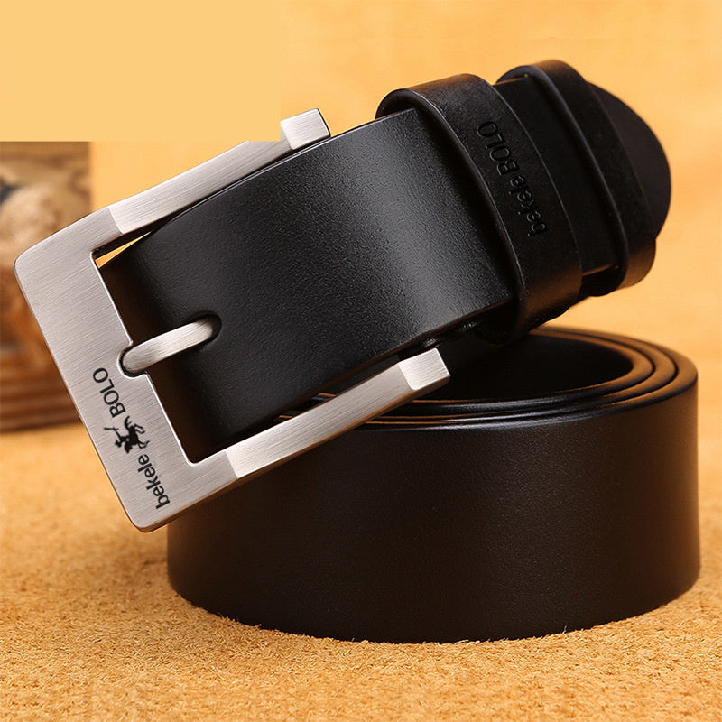 Simple And Versatile Men's Pin Buckle Belt