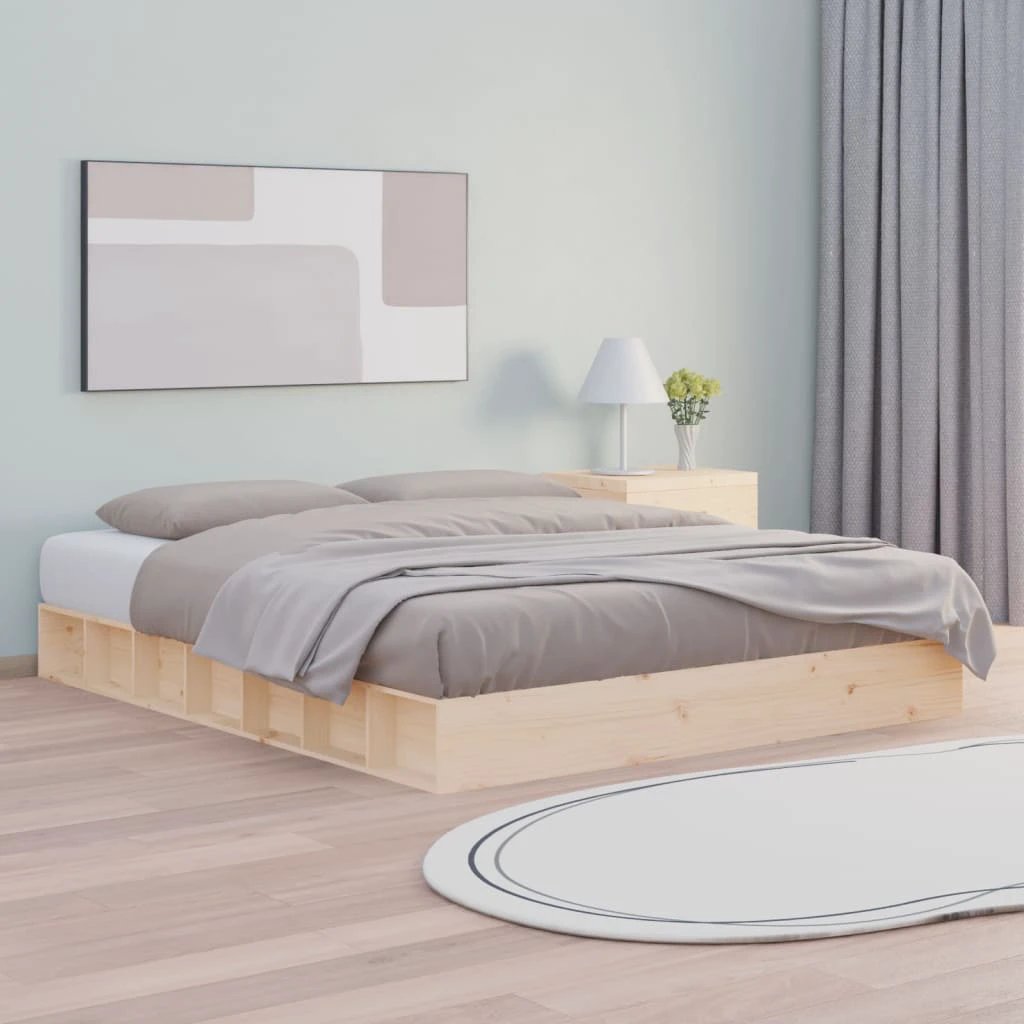 Wood Bed Frame by GJG Denim