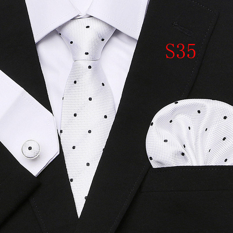 Men's Paisley Series Ties Three-piece Set