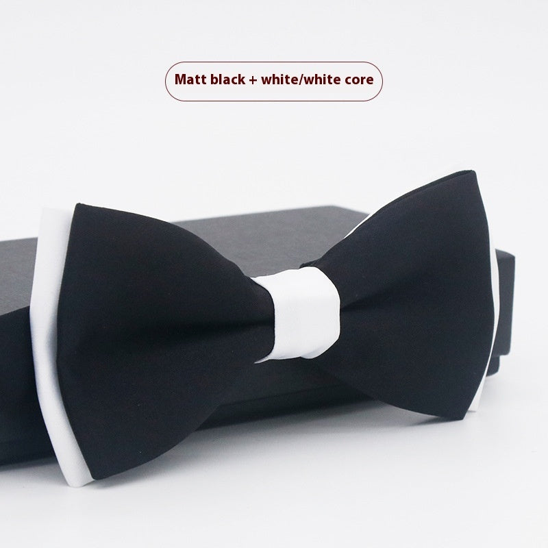 Men's Solid Color Bow Tie