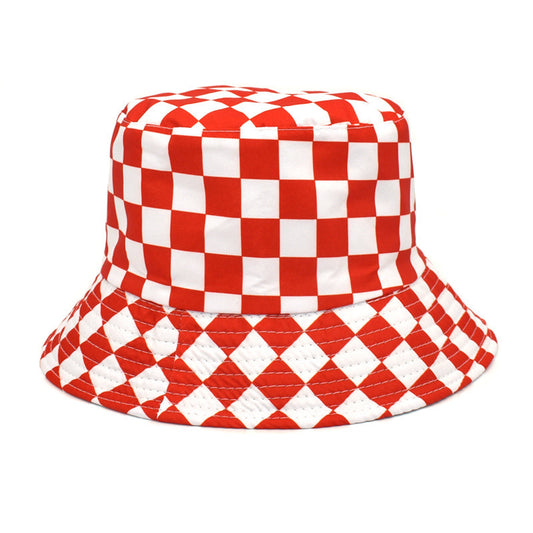 Men's Checkered Bucket Hat