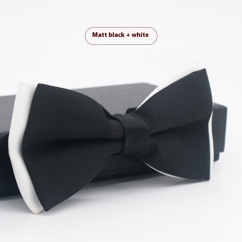 Men's Solid Color Bow Tie