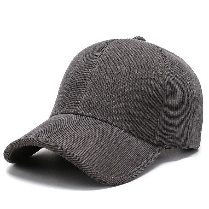 Four Seasons Corduroy Color Baseball Cap Casual