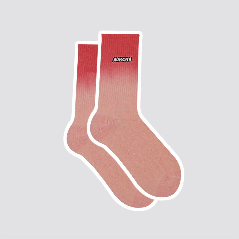 Men's Trendy Sports Dyed Cotton Tube Socks