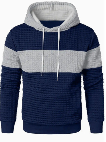 Men's Hooded Long-sleeved Sweater w/ Drawstring