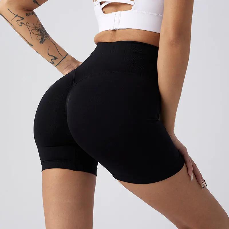 High-Waisted Butt-Lifting Fitness shorts For Women, Sports Tummy Control Cycling Leggings, by GJG Denim