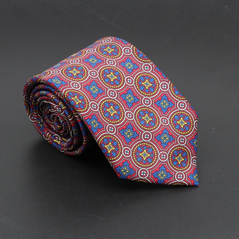 Men's Super Soft Bohemian Silk Ties