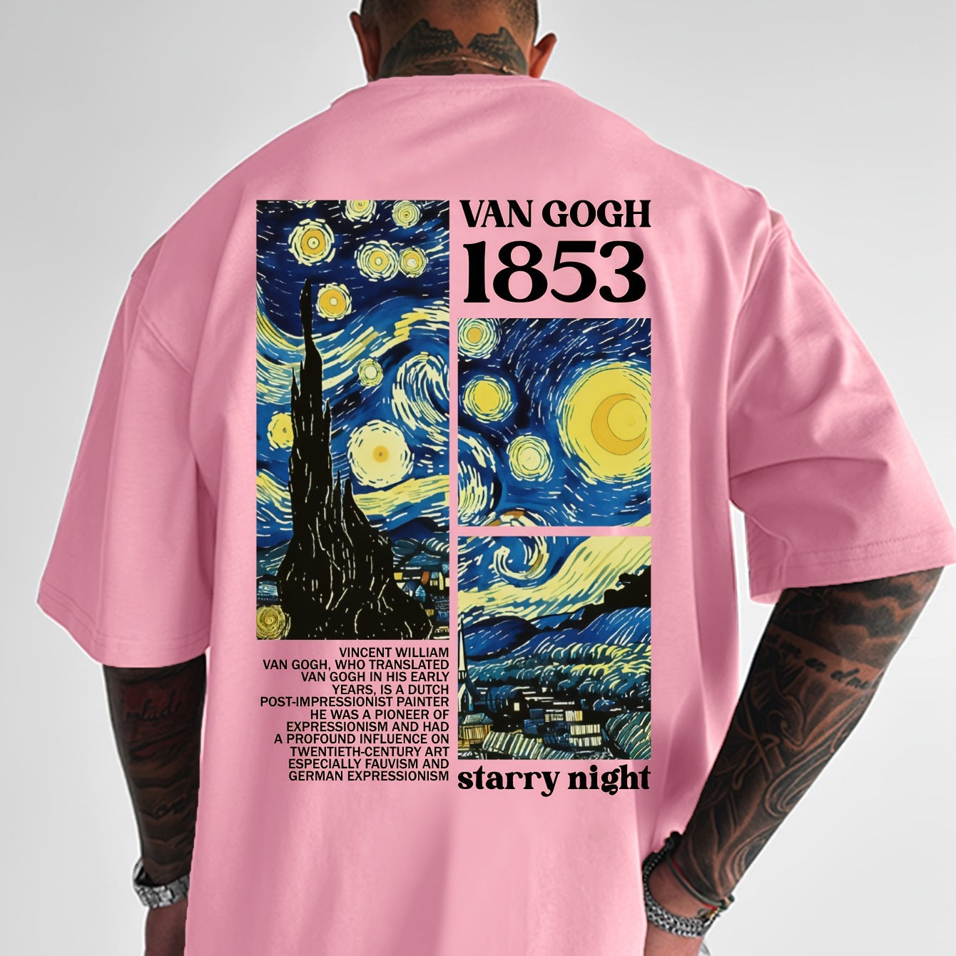 Printed Round Neck Short Sleeve T-shirt