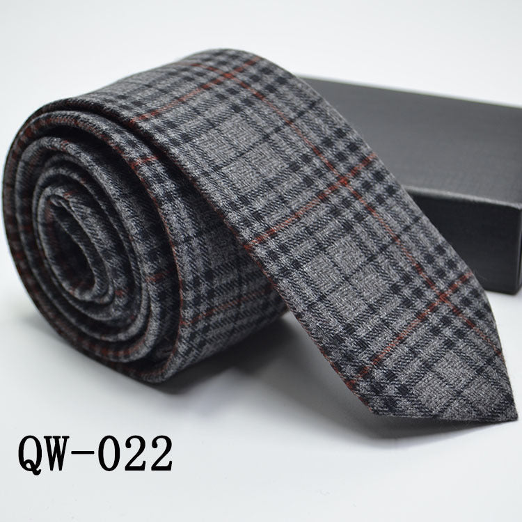 Men's Super Narrow Wool-like Elegant Tie