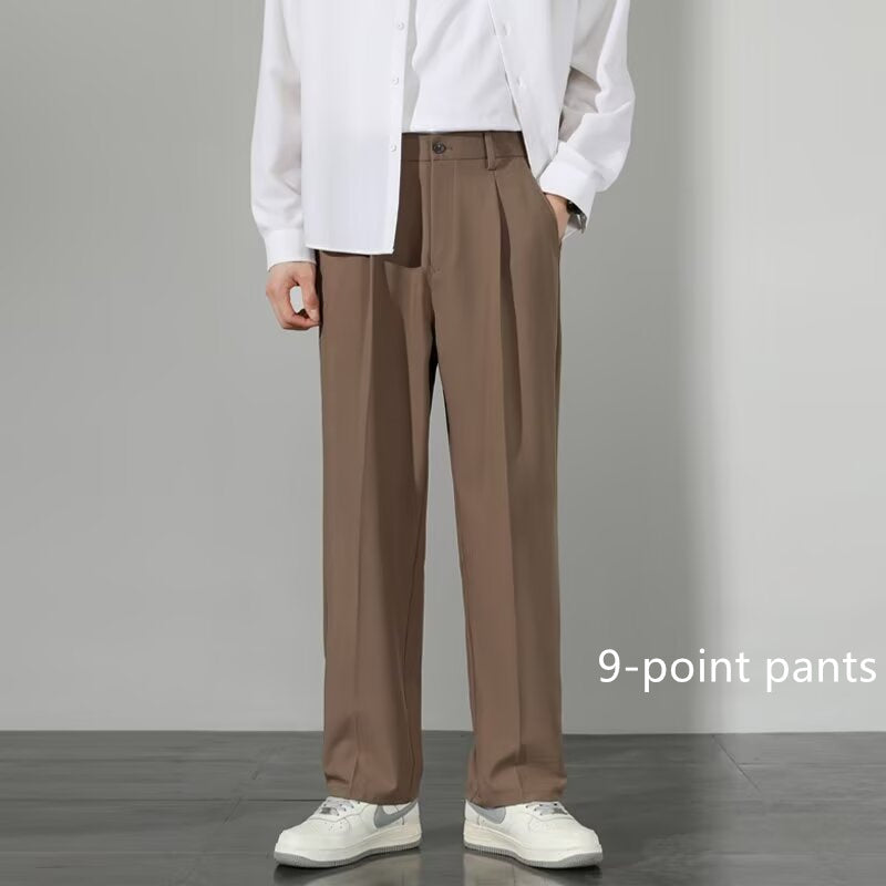 Men's Slim Fit Business Casual Thin Pants