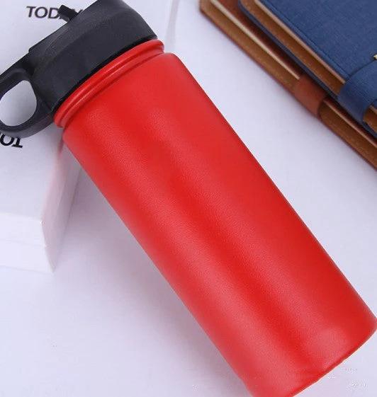 Stainless Steel Wide-mouth Outdoor Sports Vacuum Flask by GJG Denim