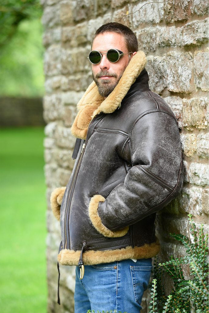 Men's  Antique Trendy Faux Fur Coat