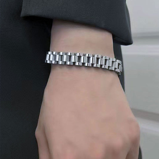 Men's Stainless Steel Watch Band Bracelet