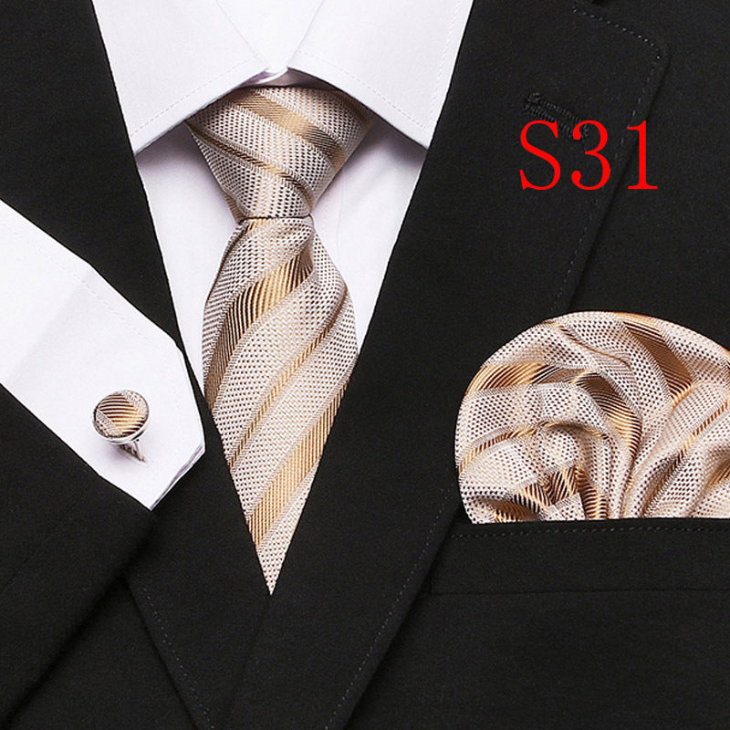 Men's Paisley Series Ties Three-piece Set