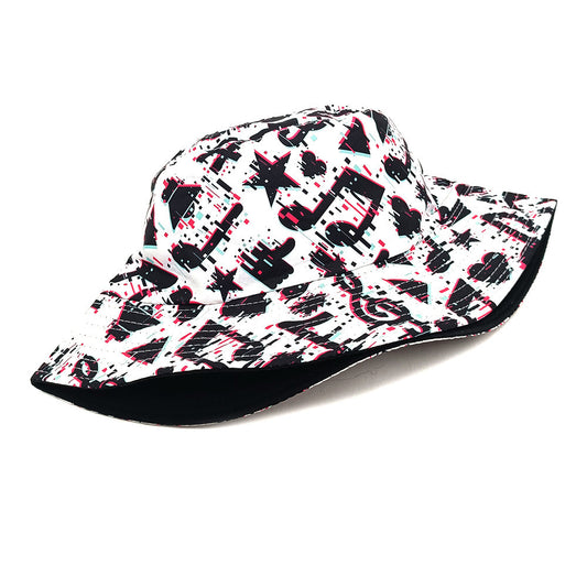 Musical Note Pattern Printing Bucket Hat