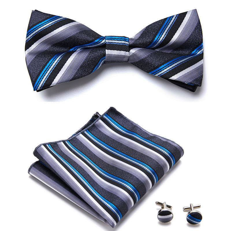 Men's Bow Ties Three Piece Set