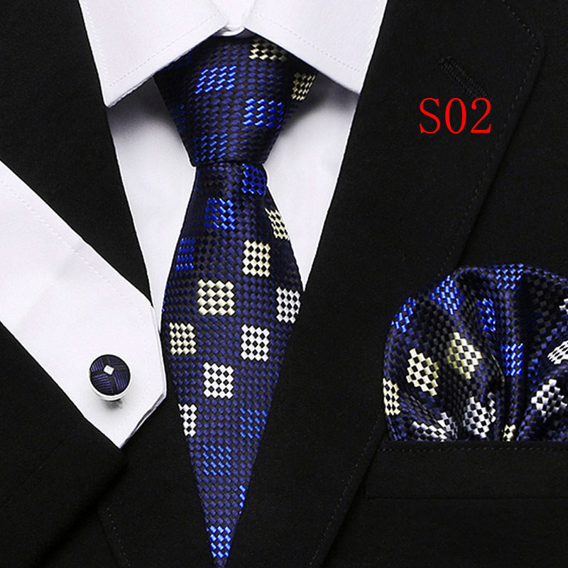 Men's Paisley Series Ties Three-piece Set