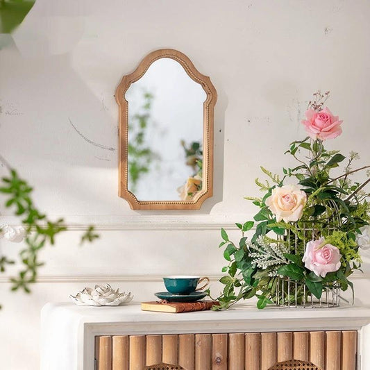 Vintage Solid Wood Wall Decor Mirror by GJG Denim