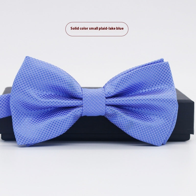 Men's Solid Color Bow Tie