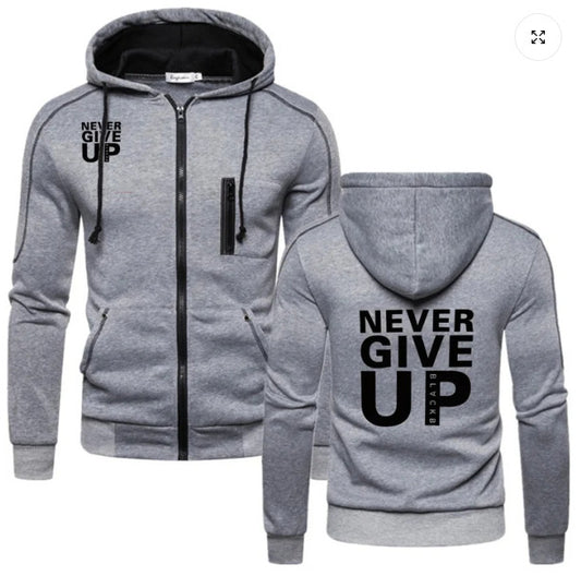 Men's "Never Give Up" Hoodies