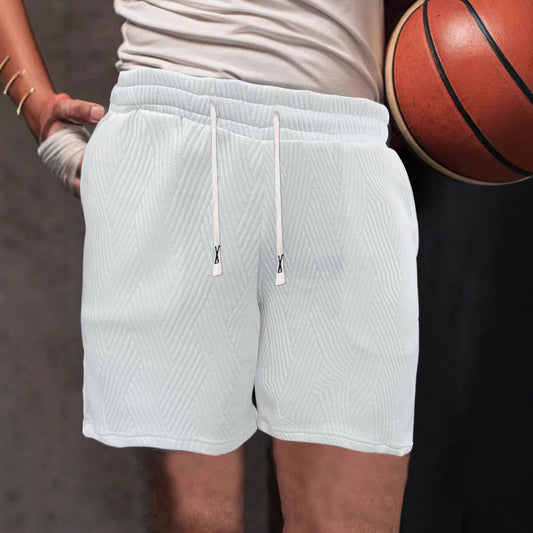 Men's Drawstring Loose Brushed Skin-friendly Casual Sports Shorts