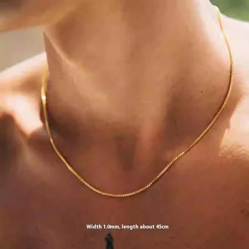 Short Box Chain For Men by GJG Denim