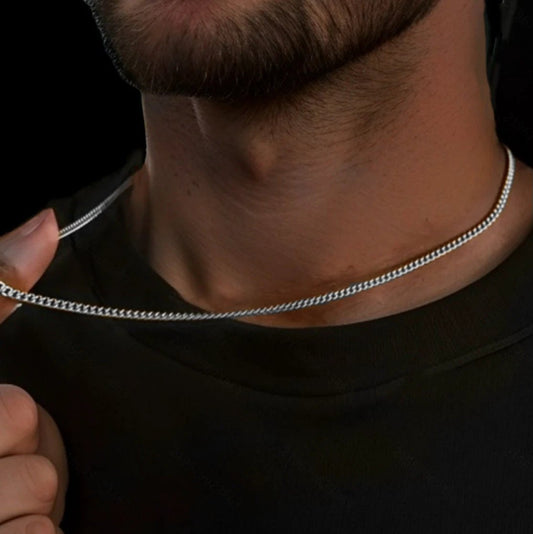 Men's Single Chain Necklace by GJG Denim