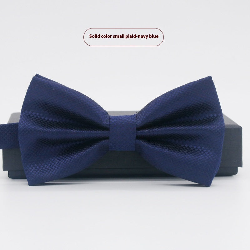 Men's Solid Color Bow Tie
