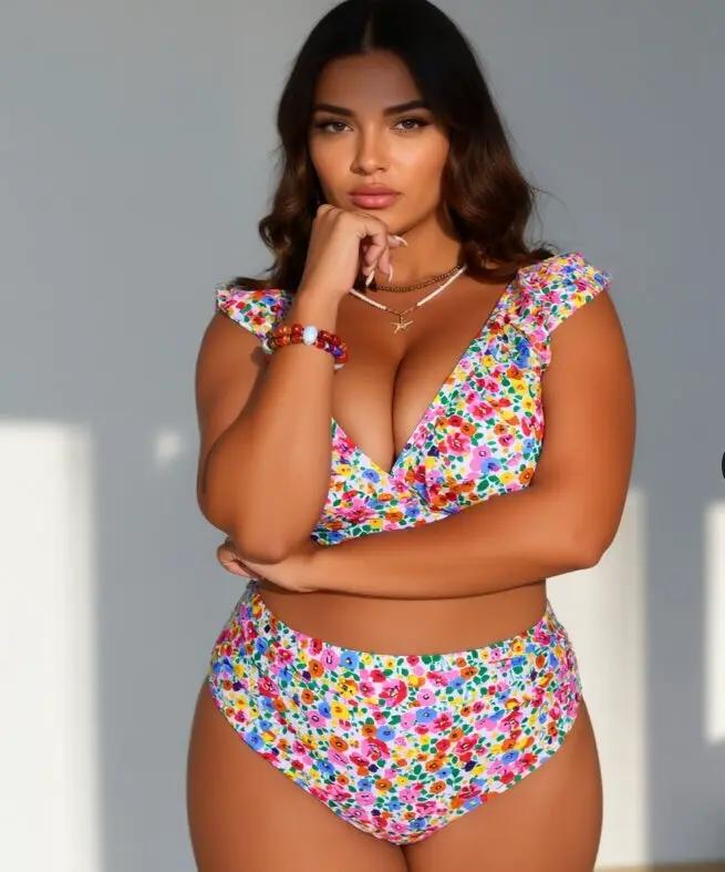 Women's One-piece Casual Swimsuit by GJG Denim