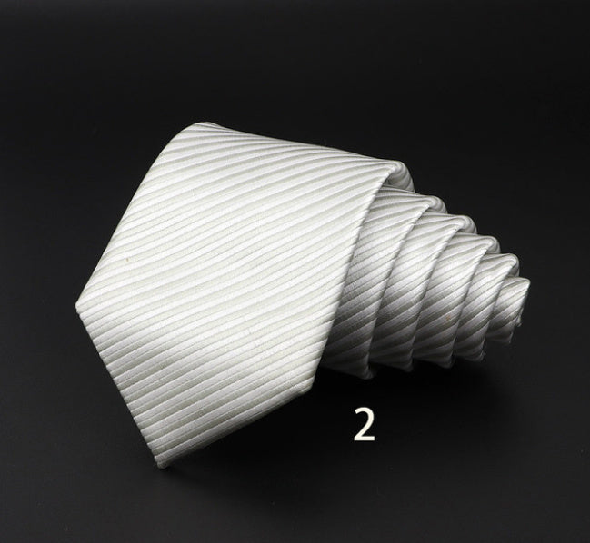 Men's Striped Polyester Fiber Ties