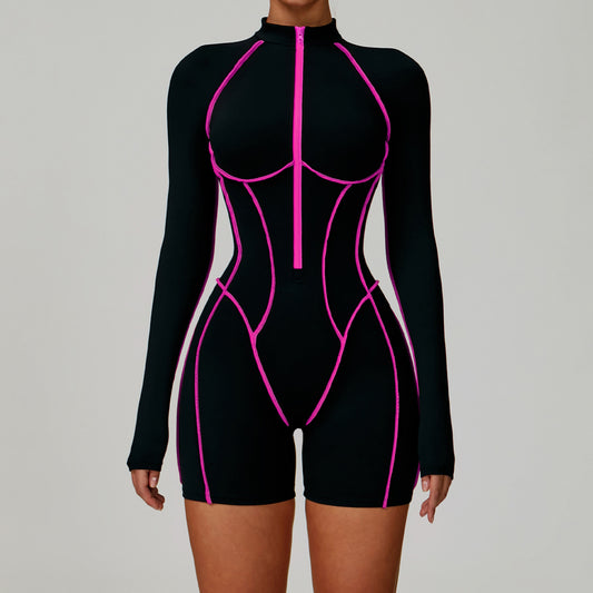 Tight Workout Clothes High-strength Sports Jumpsuit 9318