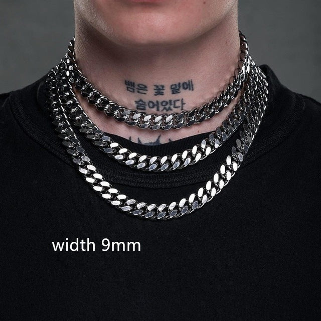 Men's Luxury Elegant Gold Color Chain Necklace