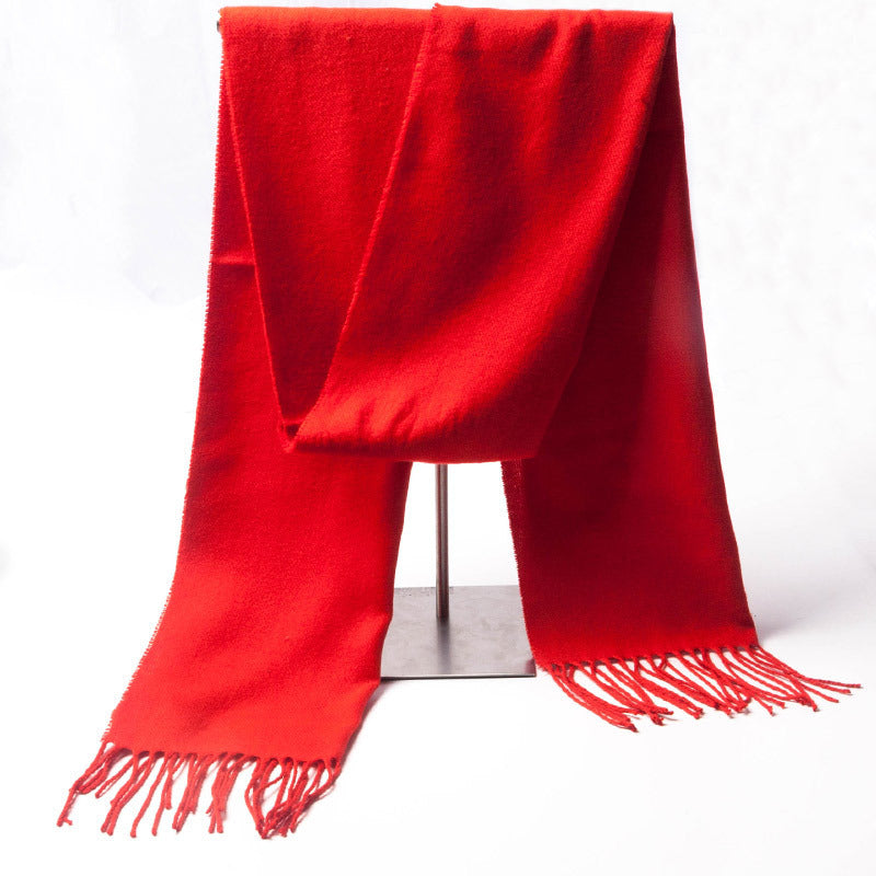 Men's Fashion Simple Thickened Imitation Cashmere Scarf
