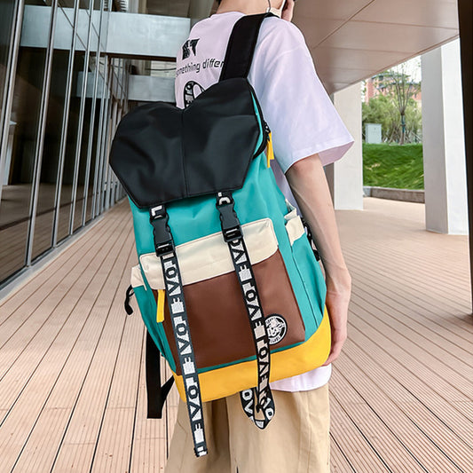 Men's Color Matching Backpacks
